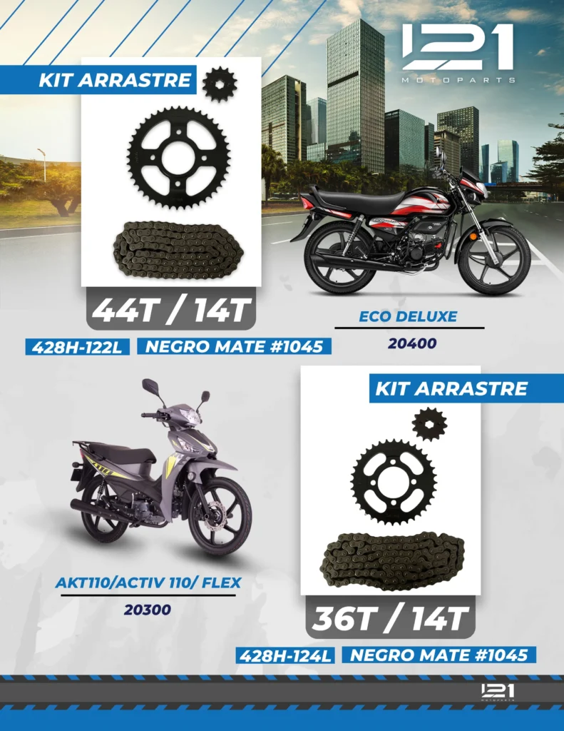 L21 Kits de Arrastre y Cadenas Motoparts